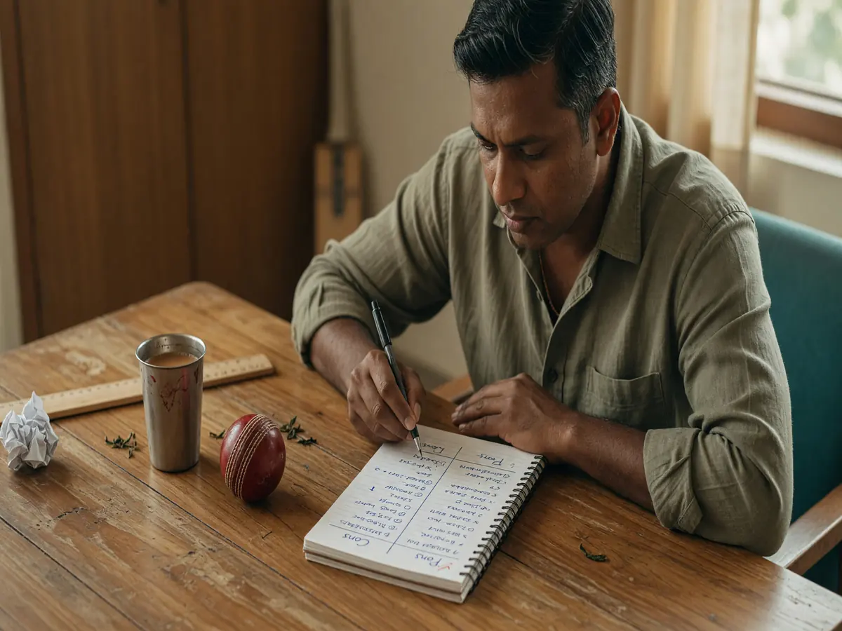 Smartphone resting on a wooden table with a notebook and a pen